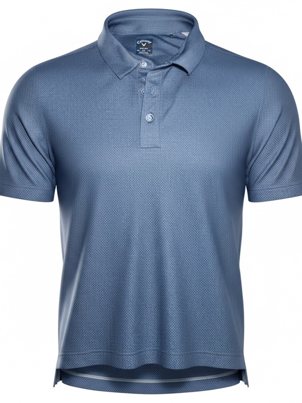 Callaway Opti Dri Swing Tech Golf Mens Polo shirt Size XXL Blue/White Polka Dot